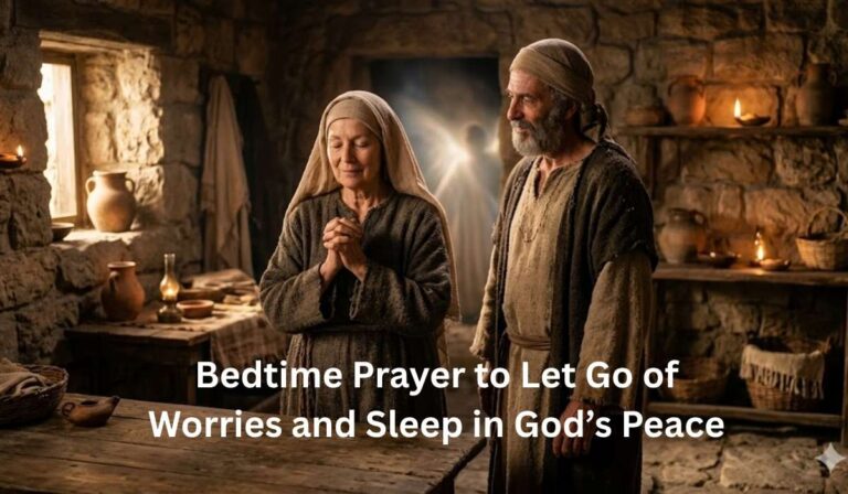 Bedtime Prayer Go of Worries and Sleep in God’s Peace