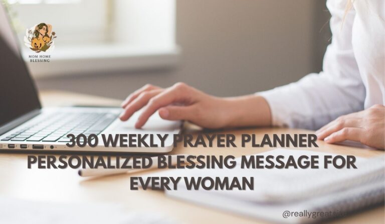 Weekly Prayer Planner